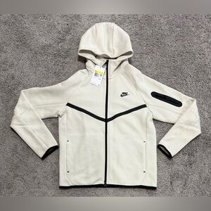 Nike Tech Fleece Full Zip Windrunner Hoodie Light Orewood HV0949-104 Mens Size S